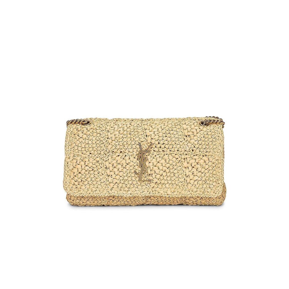 Saint Laurent Medium Jamie Chain Bag in Naturale & Avorio